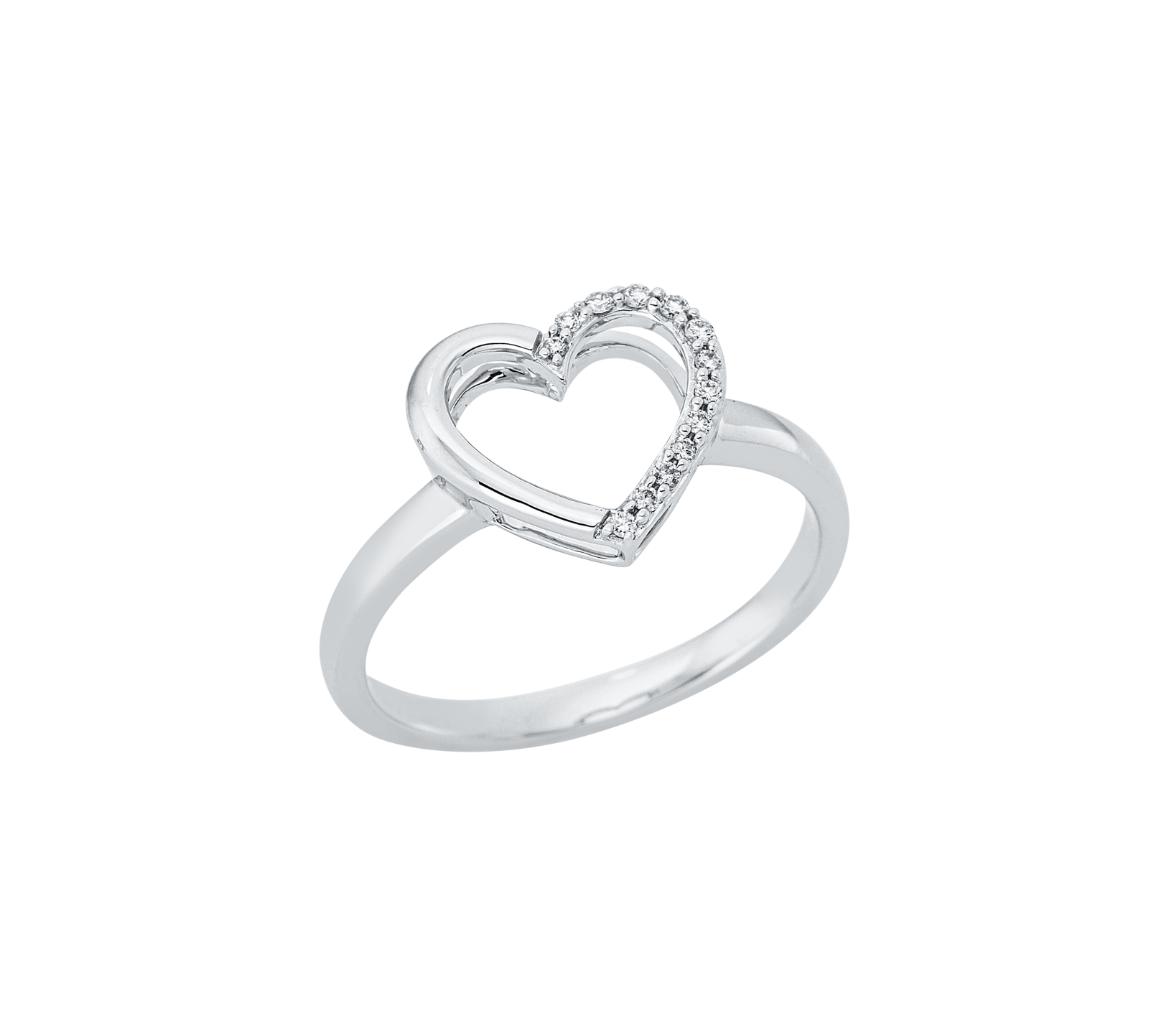 Brogle Classic Ring mit Diamantherz Brogle Classic Ring mit Diamantherz