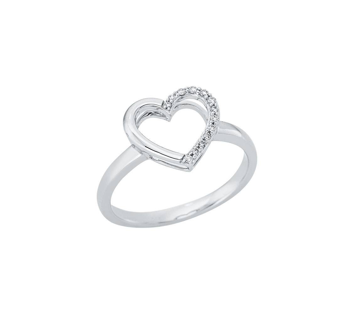 Brogle Classic Ring mit Diamantherz Brogle Classic Ring mit Diamantherz