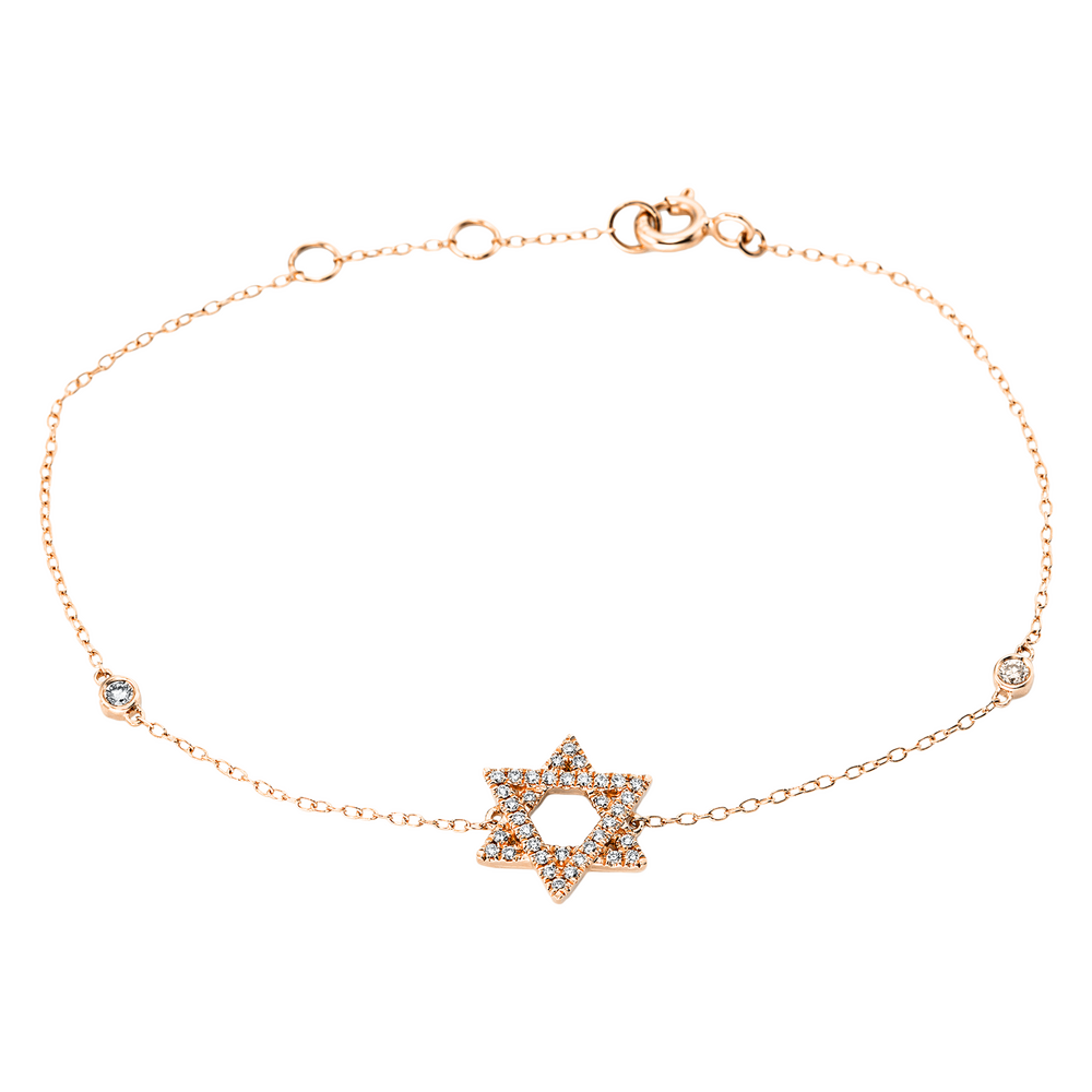 Brogle Classic David Stern Armband mit Diamanten Brogle Classic David Stern Armband mit Diamanten