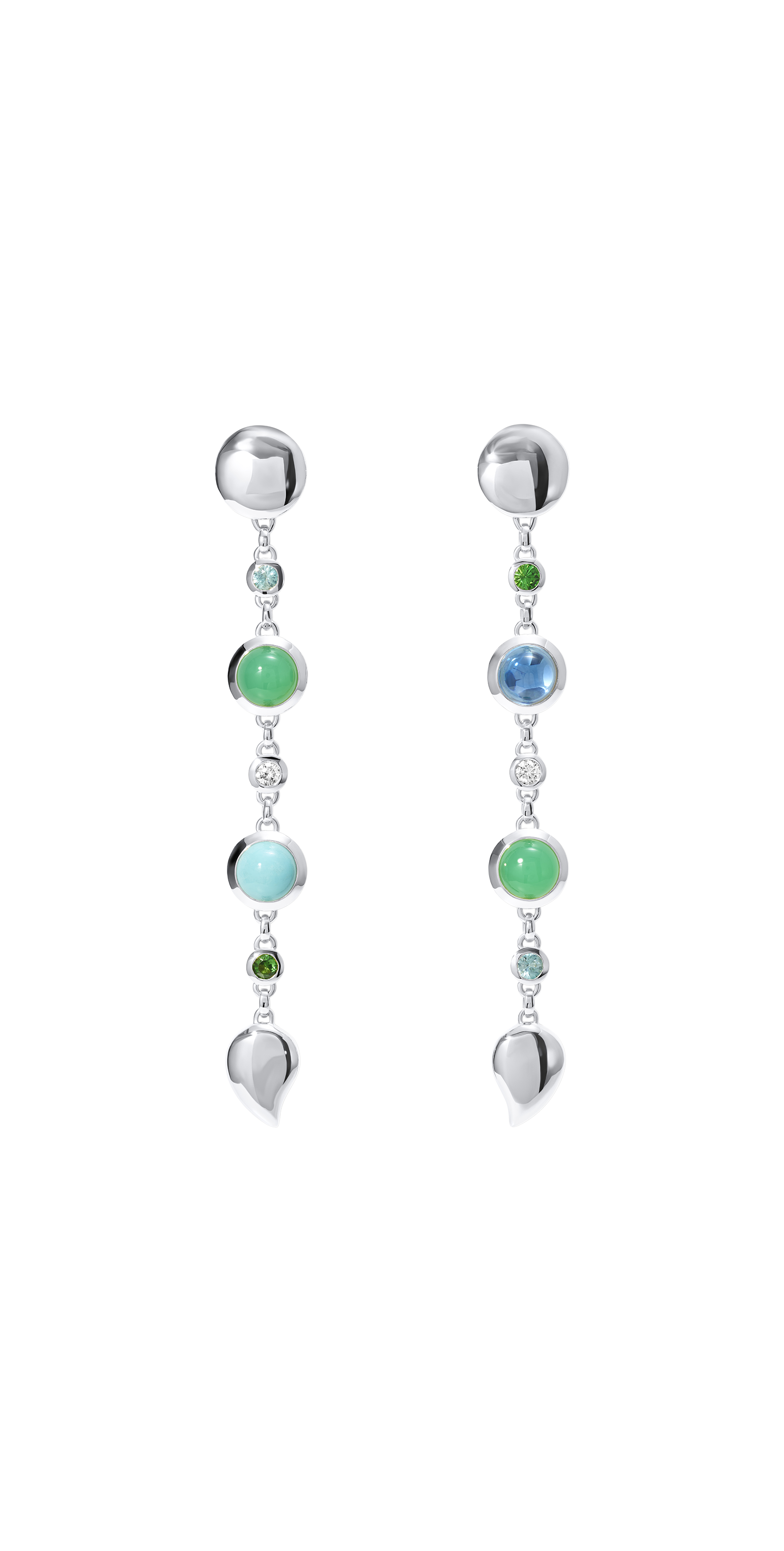 Tamara Comolli Bouton ‘Lagoon’ Ohrhänger Tamara Comolli Bouton ‘Lagoon’ Ohrhänger