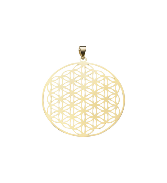 Brogle Classic life flower pendant in gold Brogle Classic life flower pendant in gold