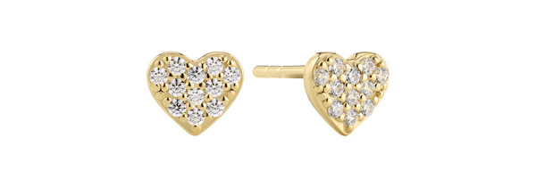 SIF Jakobs Cuore stud earrings