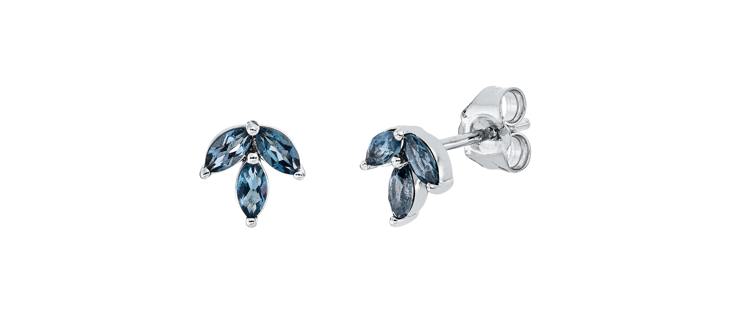 Brogle Classic London topaz stud earrings