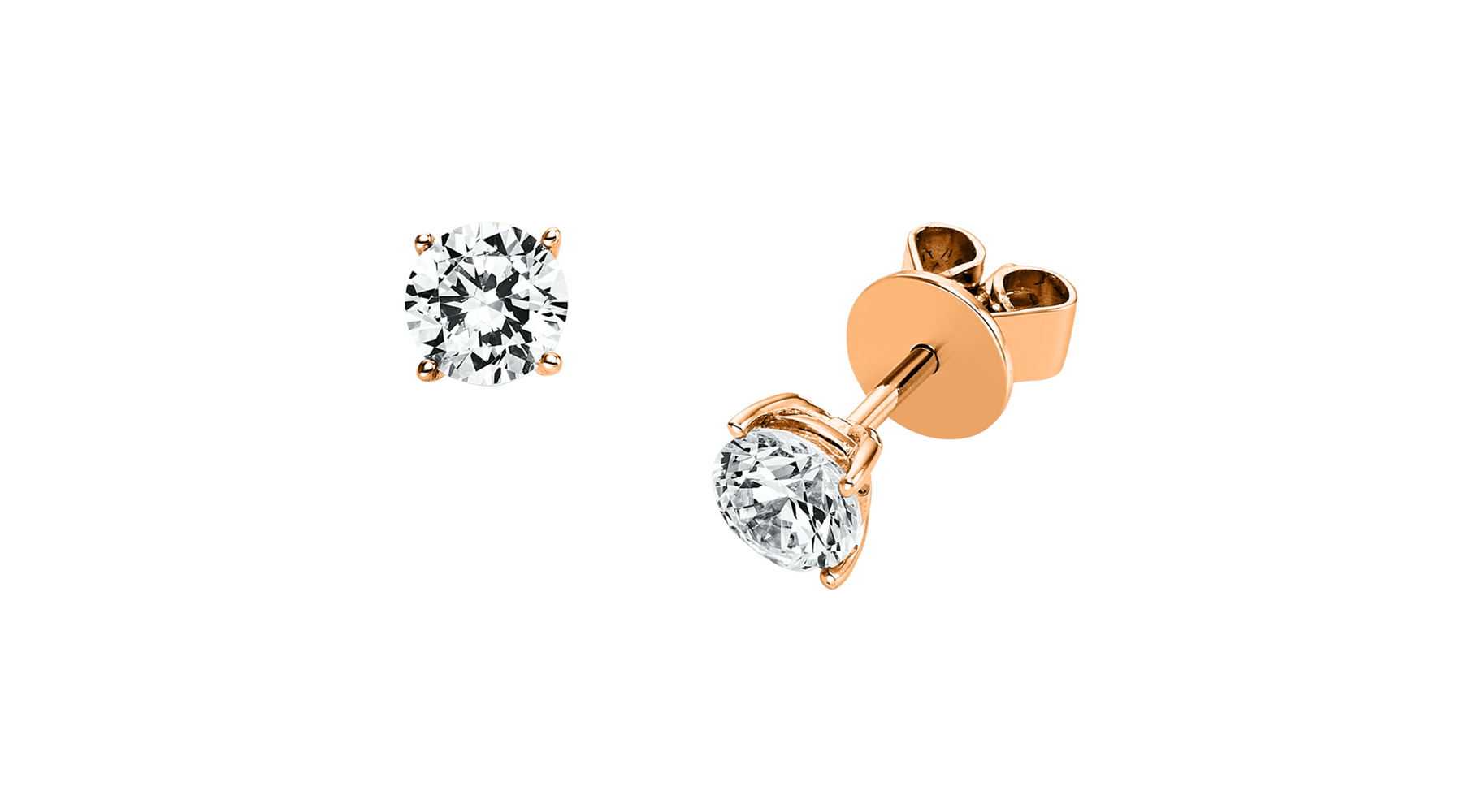 Brogle Selection ear studs Julia up to 0.5 carat Brogle Selection ear studs Julia up to 0.5 carat