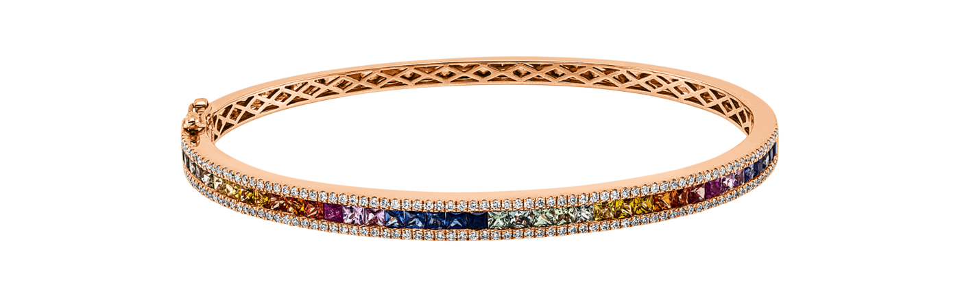 Brogle Selection Saphirarmreif Rainbow