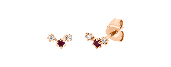 Brogle Classic Rubinohrstecker Brogle Classic Rubinohrstecker