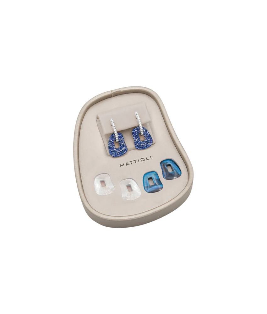 Mattioli Puzzle Ohrringbox, klein mit 3 Puzzle Paaren Mattioli Puzzle Ohrringbox, klein mit 3 Puzzle Paaren