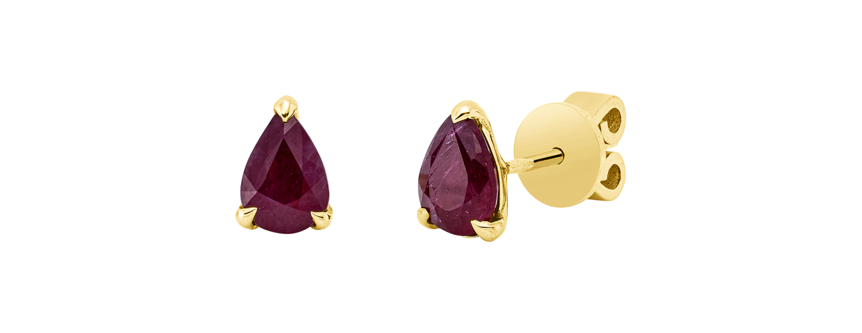 Brogle Classic ruby stud earrings Brogle Classic ruby stud earrings