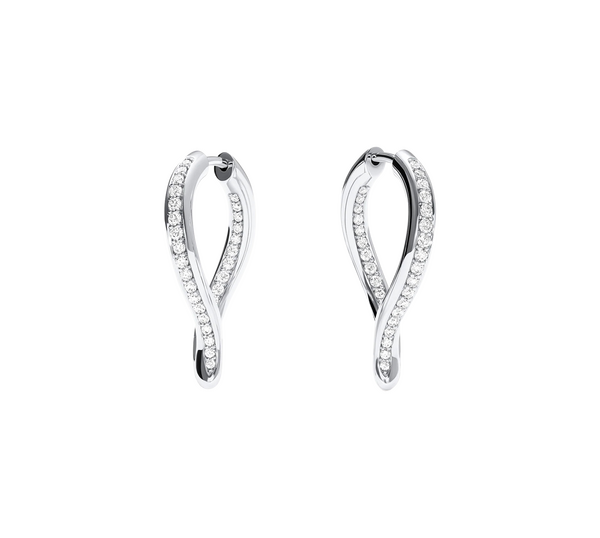 Tamara Comolli Signature Hoop Twisted Drop Earrings