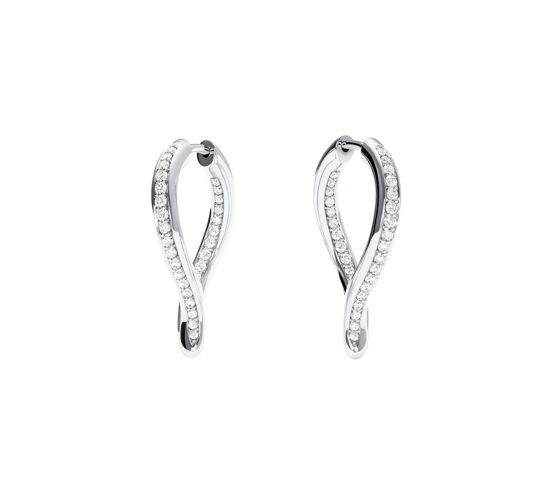 Tamara Comolli Signature Hoop Twisted Drop Earrings Tamara Comolli Signature Hoop Twisted Drop Earrings