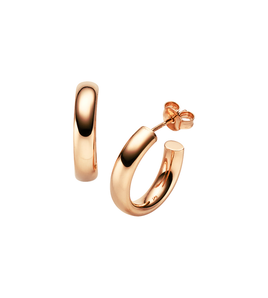 Brogle Classic gold hoop earrings Brogle Classic gold hoop earrings