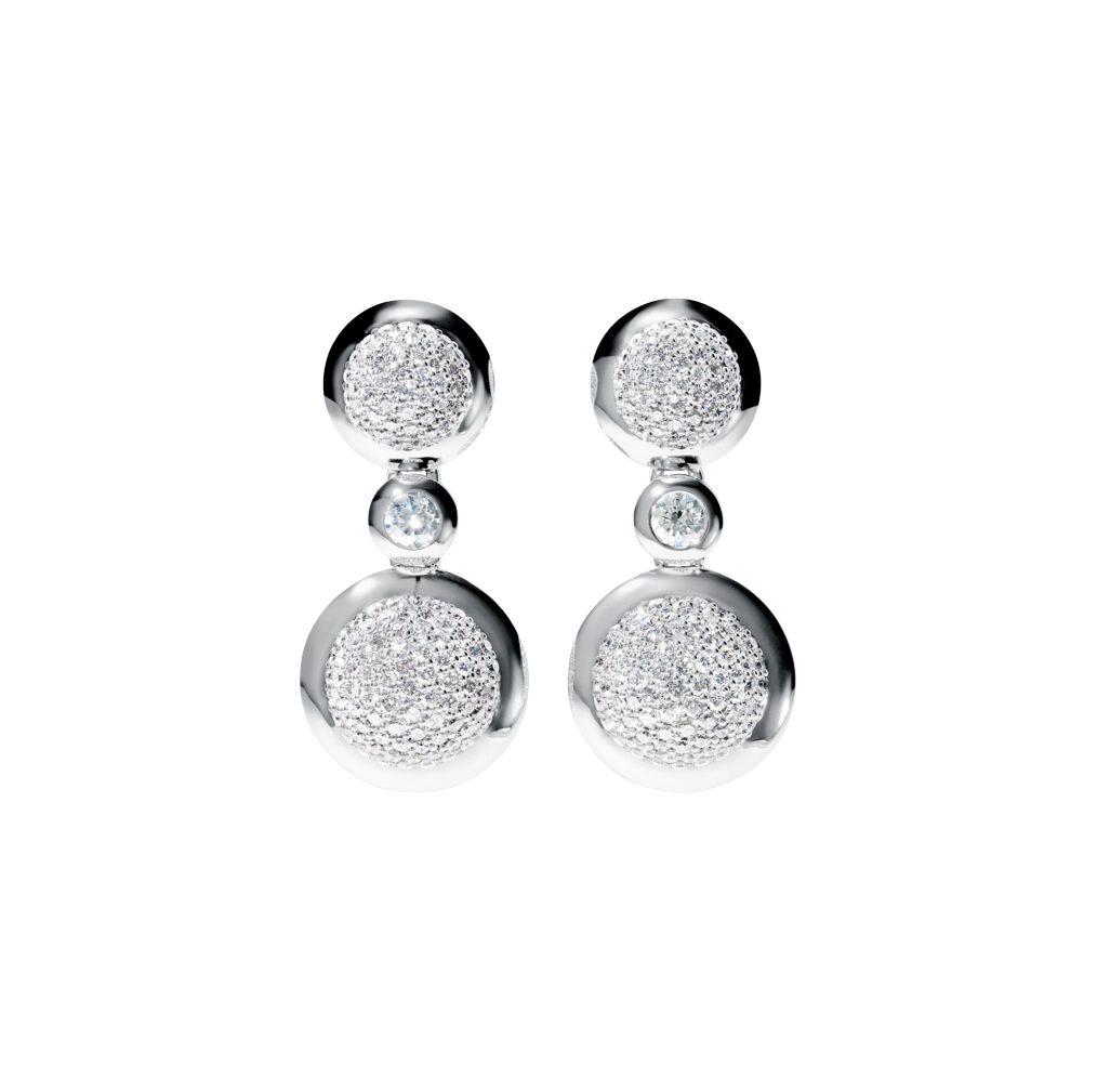 Tamara Comolli BOUTON 2 Cabochons Diamond Pavé / Classic Tamara Comolli BOUTON 2 Cabochons Diamond Pavé / Classic