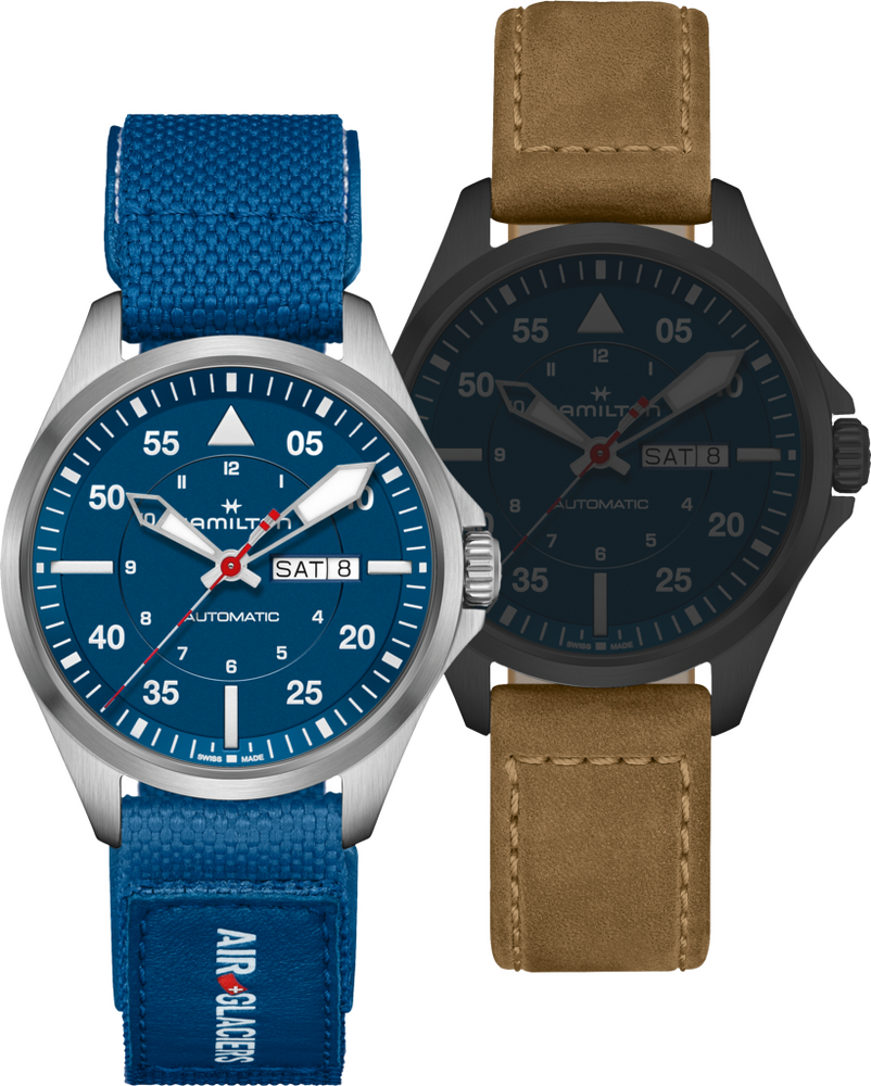 Hamilton Khaki Aviation Pilot Air Glaciers 42mm