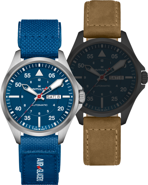 Hamilton Khaki Aviation Pilot Air Glaciers 42mm