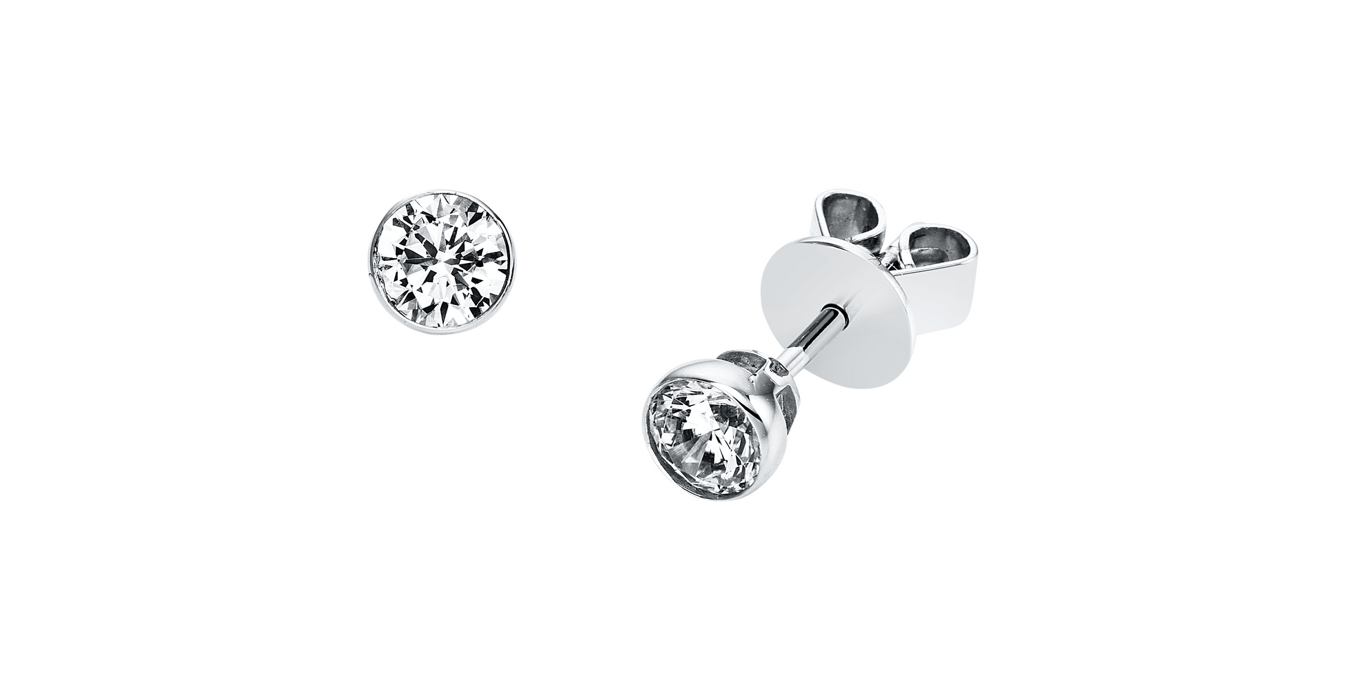 Brogle solitaire ear studs Sophie up to 0.5 carat Brogle solitaire ear studs Sophie up to 0.5 carat