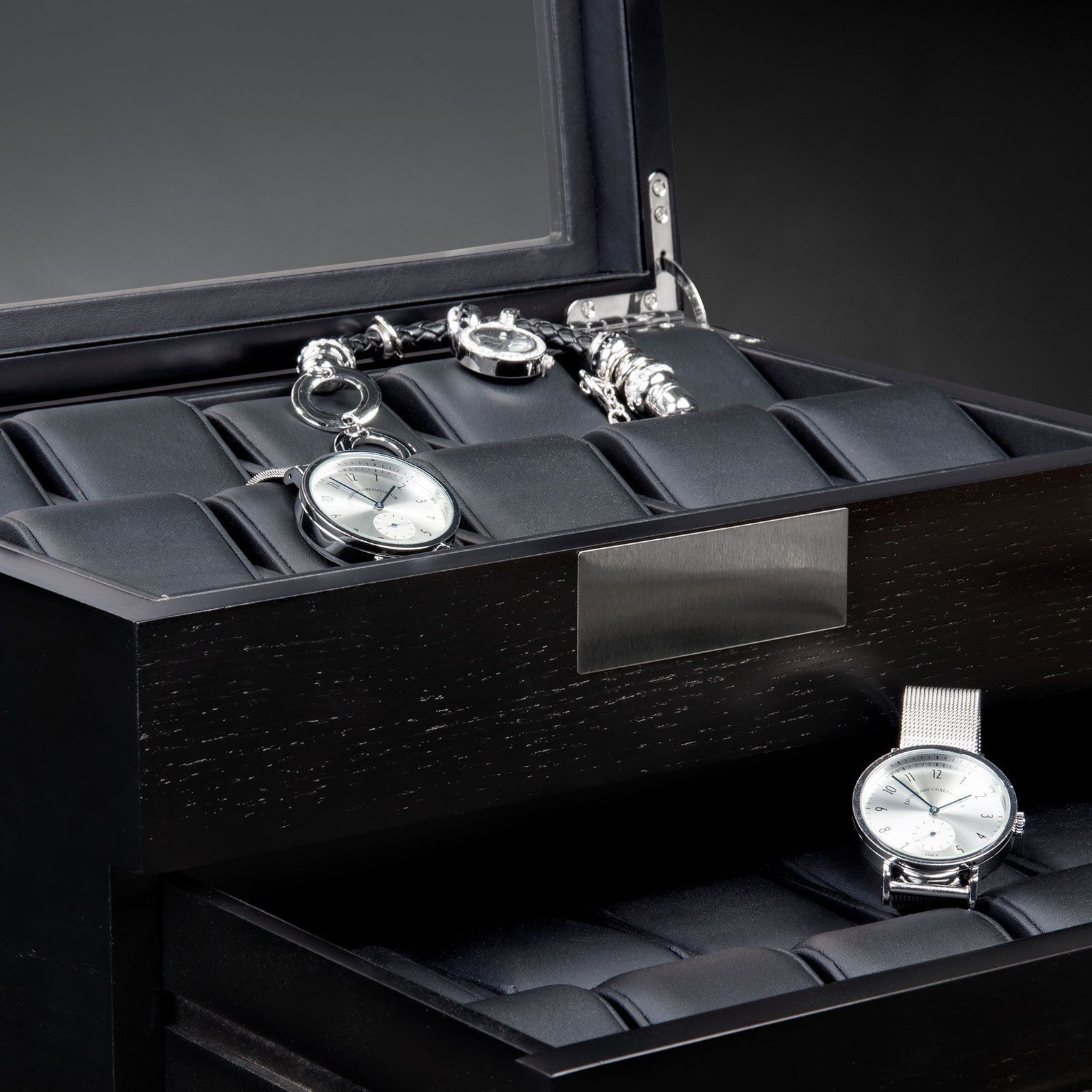 Heisse & Söhne watch box Monteray 20 ash