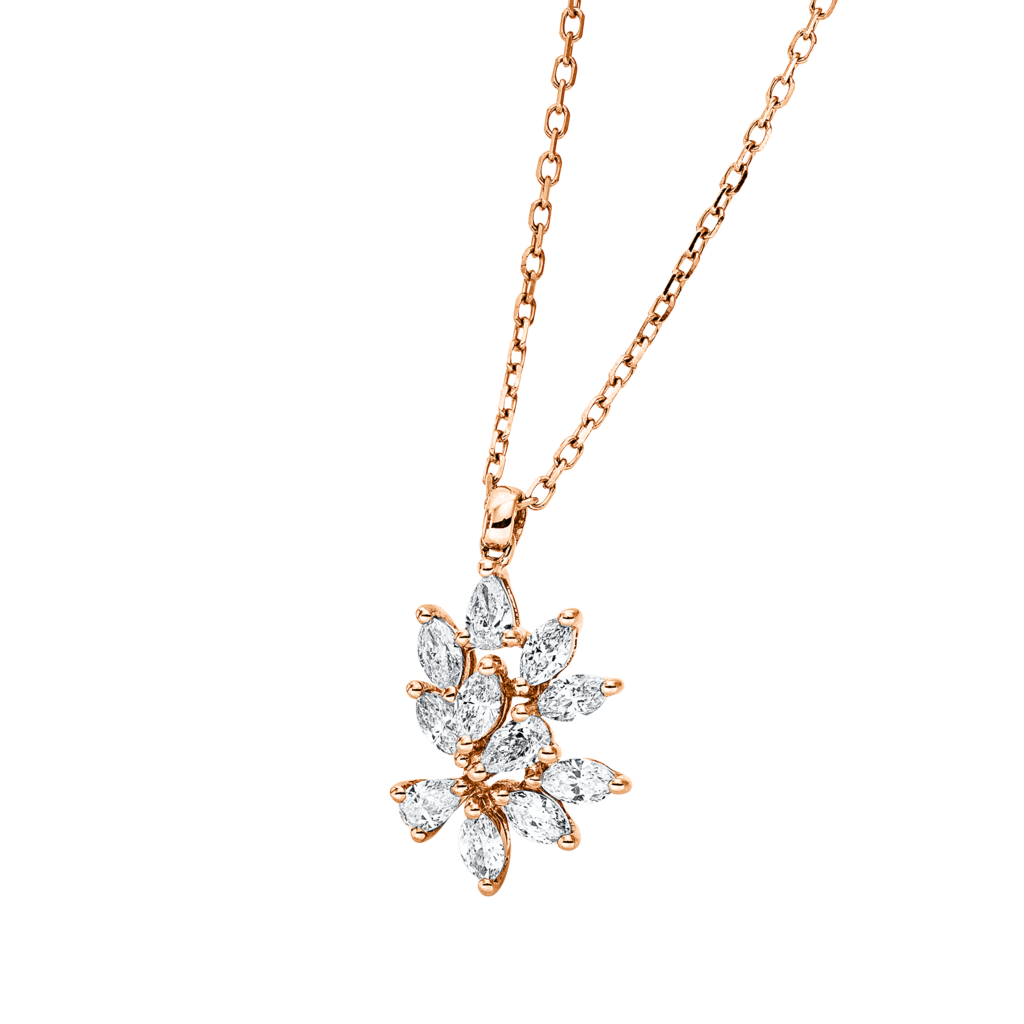 Brogle Classic necklace with diamond pendant