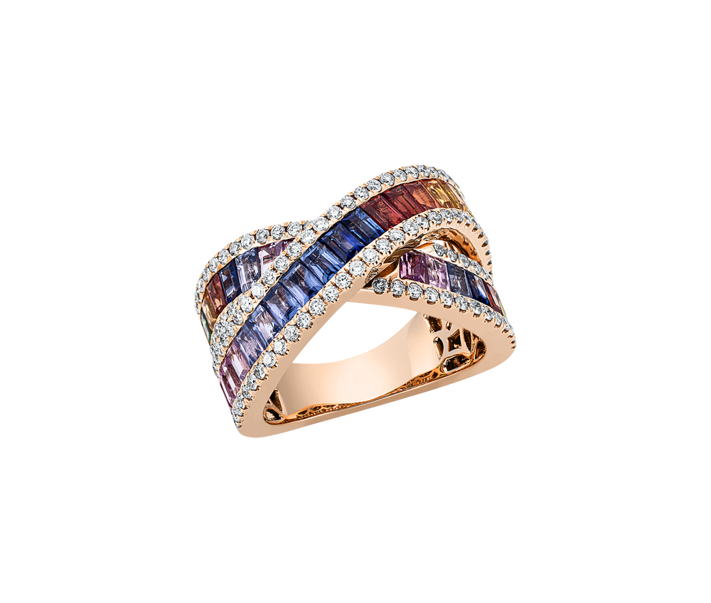 Brogle Selection sapphire ring Rainbow Brogle Selection sapphire ring Rainbow