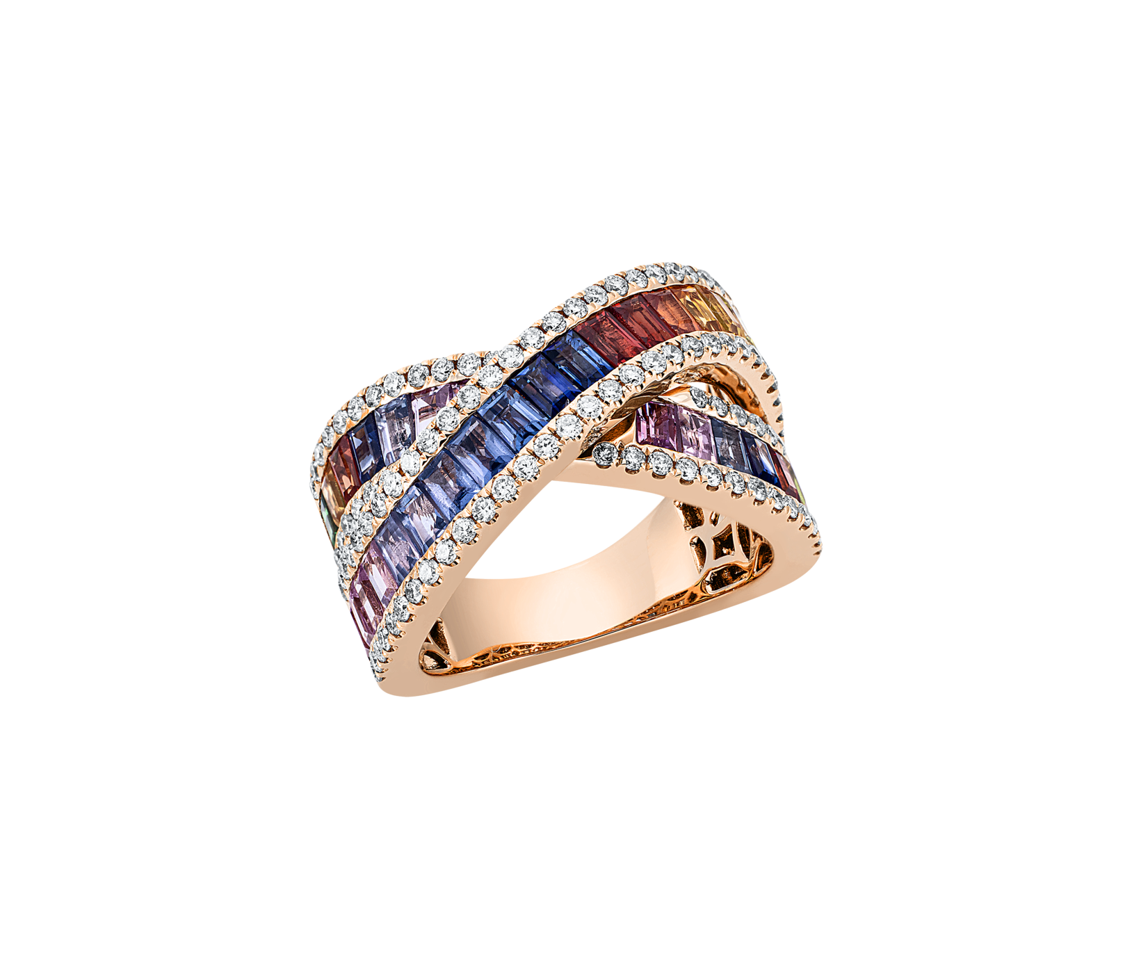 Brogle Selection sapphire ring Rainbow Brogle Selection sapphire ring Rainbow