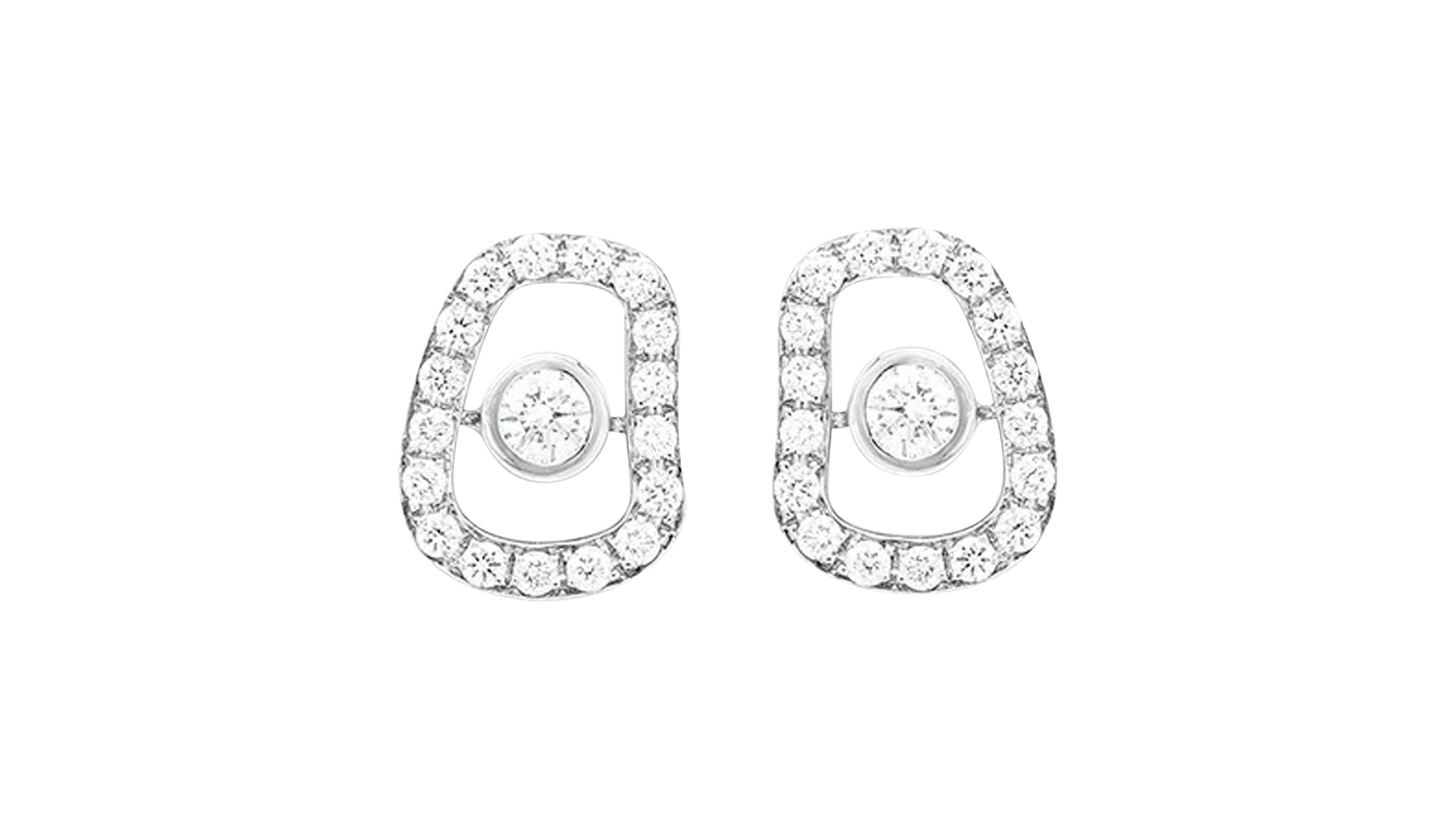 Mattioli Puzzle Diamonds stud earrings Mattioli Puzzle Diamonds stud earrings