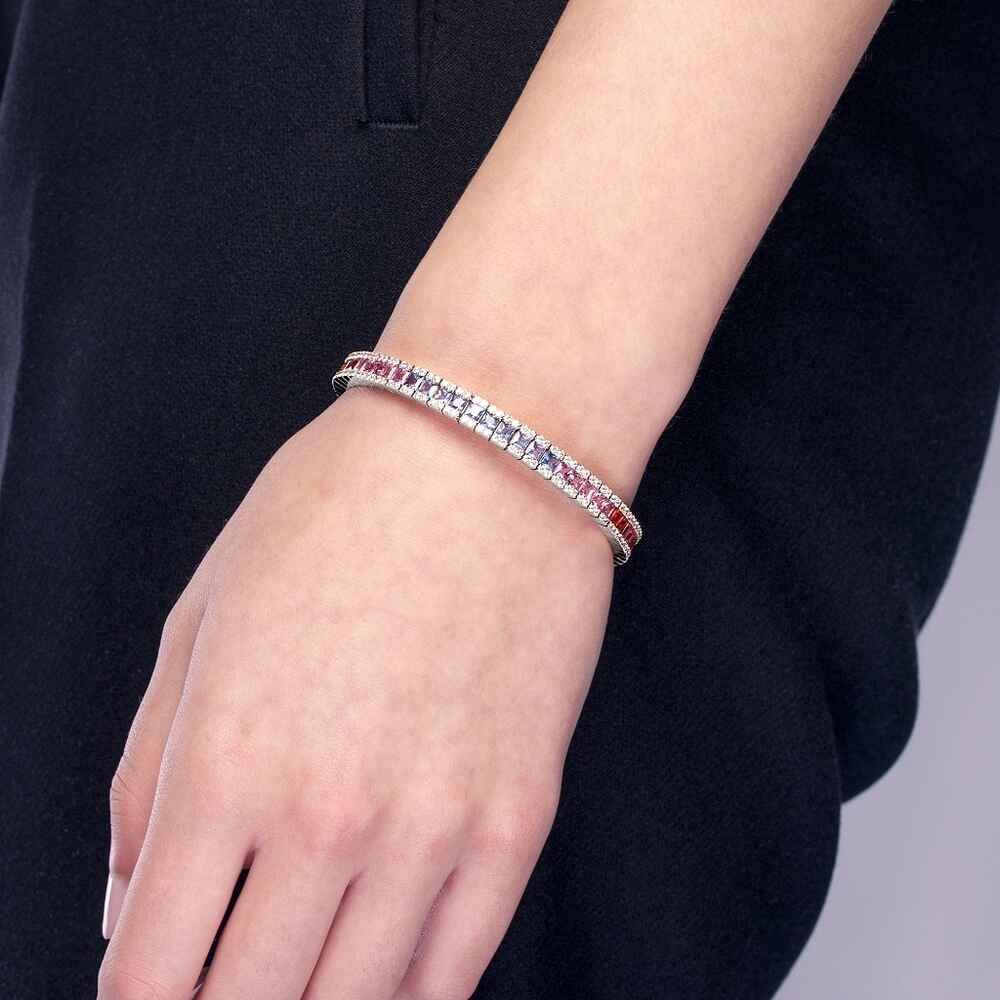 Brogle Selection sapphire bracelet Rainbow