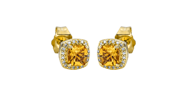 Brogle Classic Citrinohrstecker Brogle Classic Citrinohrstecker