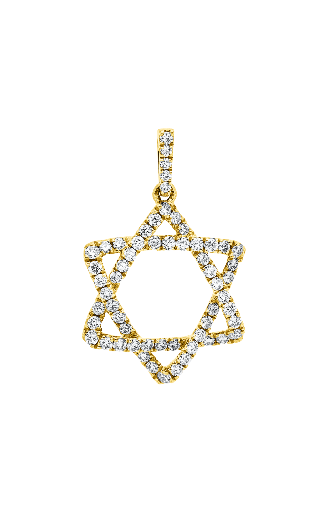 Brogle Classic Davidstern Anhänger mit Diamanten