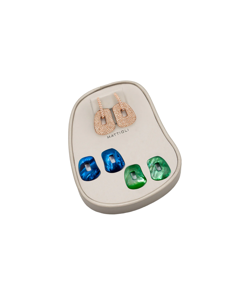 Mattioli Puzzle Ohrringbox, mittelgroß mit 3 Puzzle Paaren Mattioli Puzzle Ohrringbox, mittelgroß mit 3 Puzzle Paaren