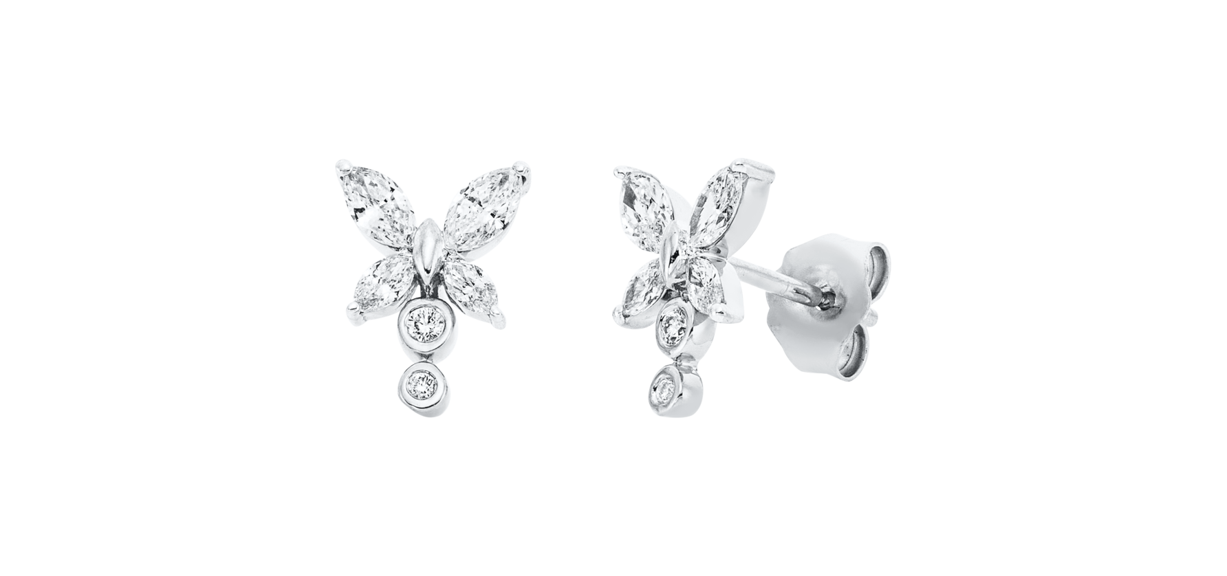 Brogle Classic diamond stud earrings