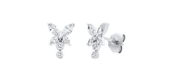 Brogle Classic diamond stud earrings