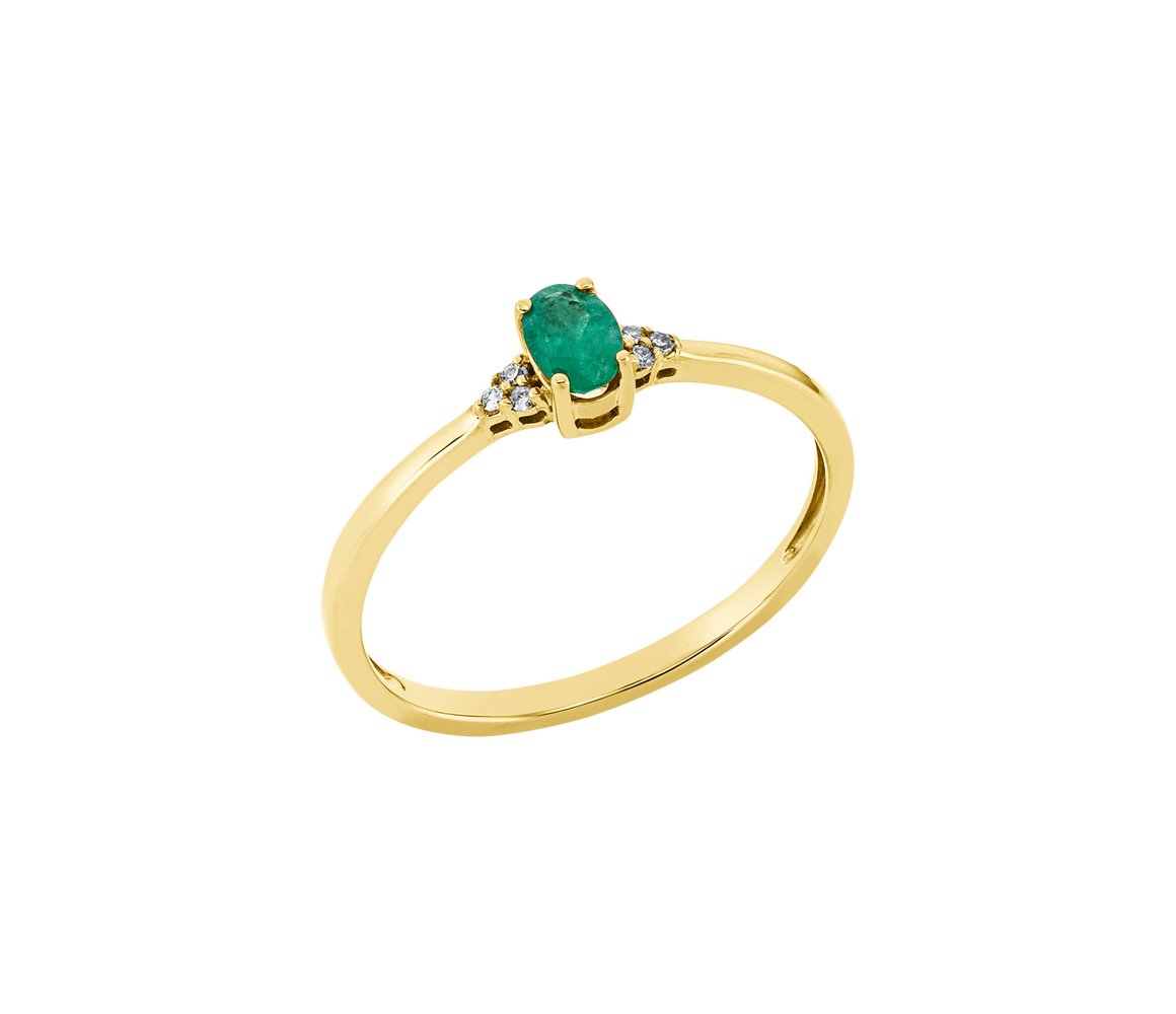 Brogle Classic emerald ring