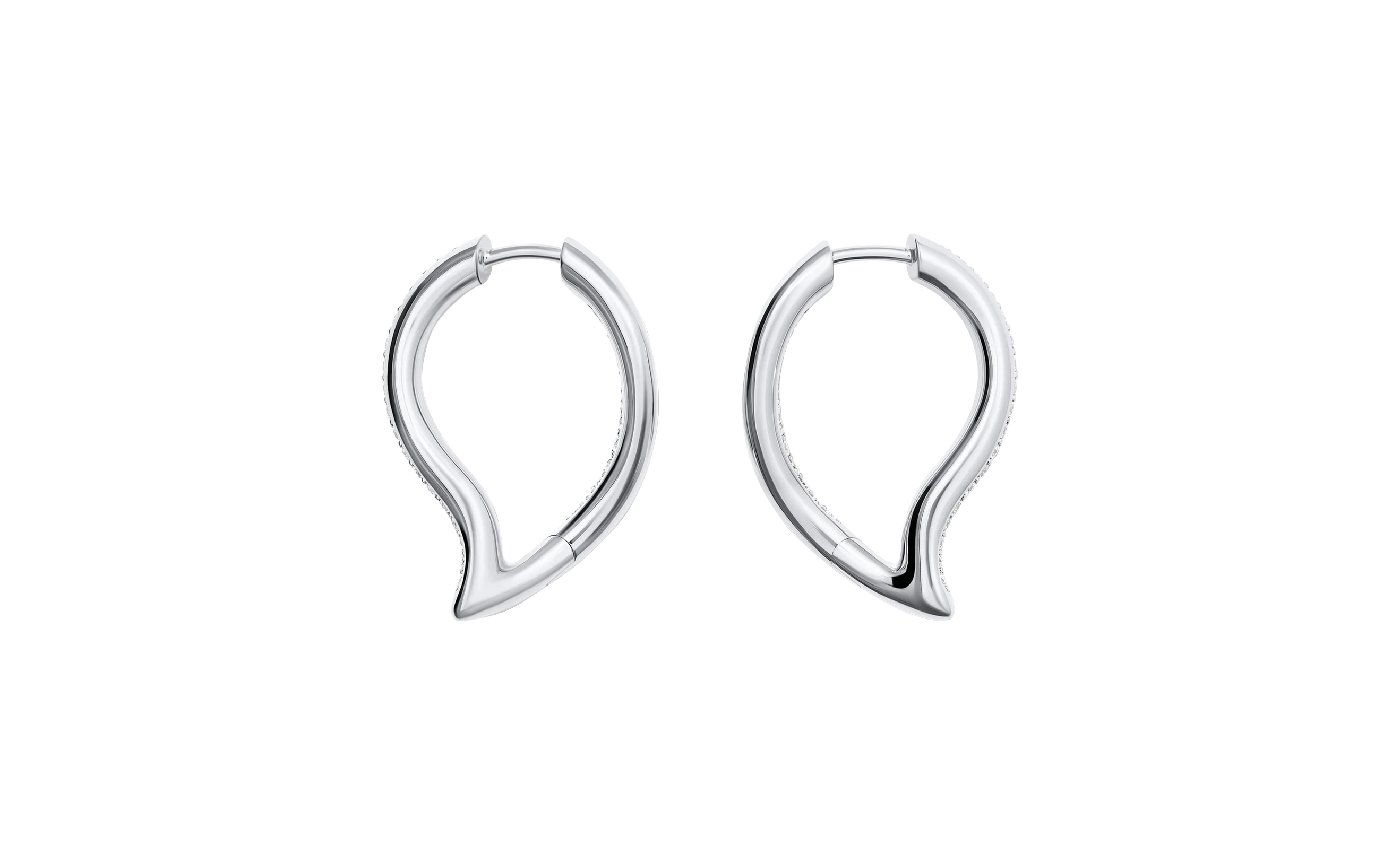 Tamara Comolli Signature Hoop Twisted Drop Earrings Tamara Comolli Signature Hoop Twisted Drop Earrings