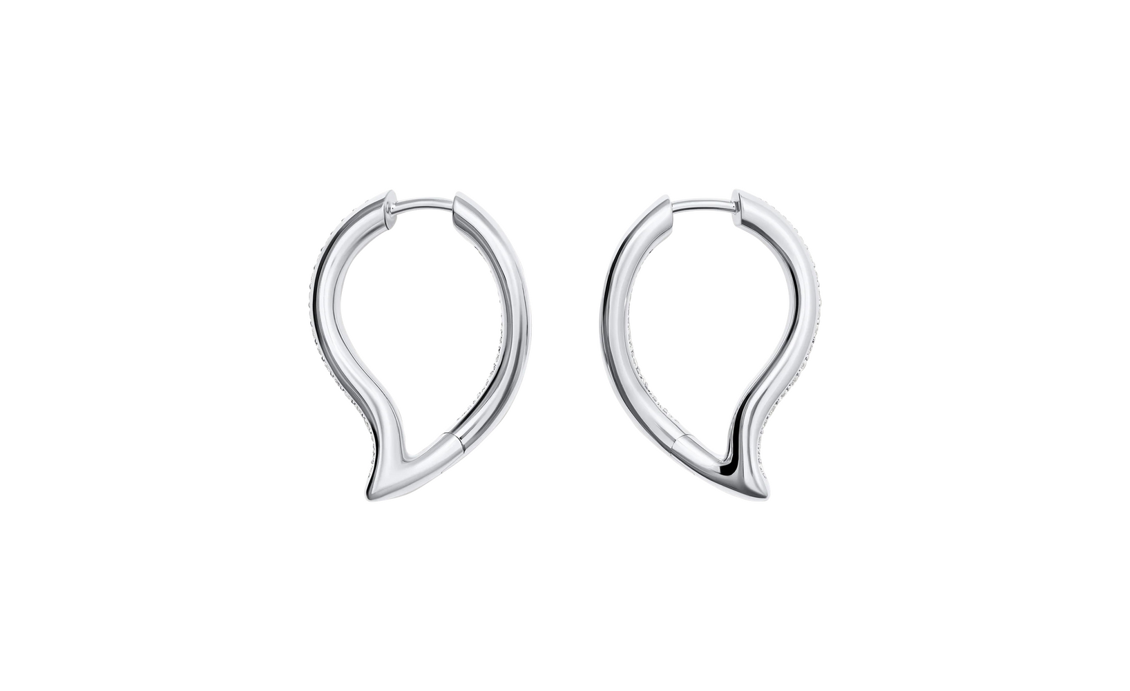 Tamara Comolli Signature Hoop Twisted Drop Earrings Tamara Comolli Signature Hoop Twisted Drop Earrings