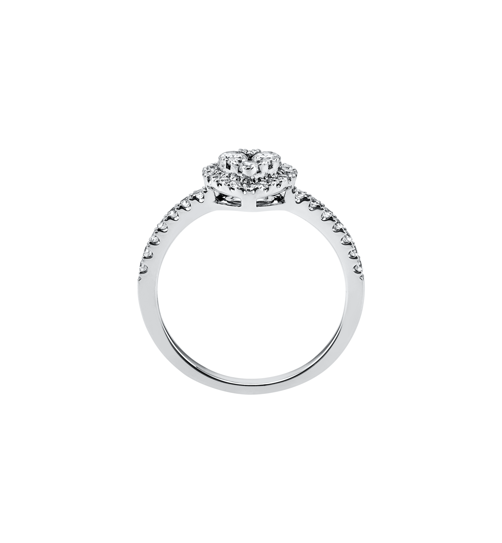 Brogle Classic diamond heart ring Brogle Classic diamond heart ring