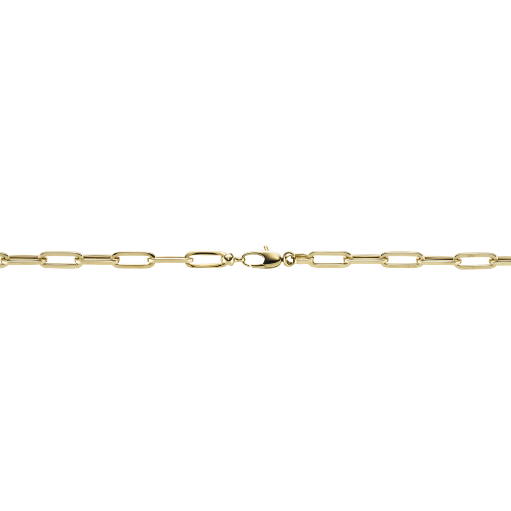 Brogle Classic Paper Clip gold chain 4.5mm Brogle Classic Paper Clip gold chain 4.5mm