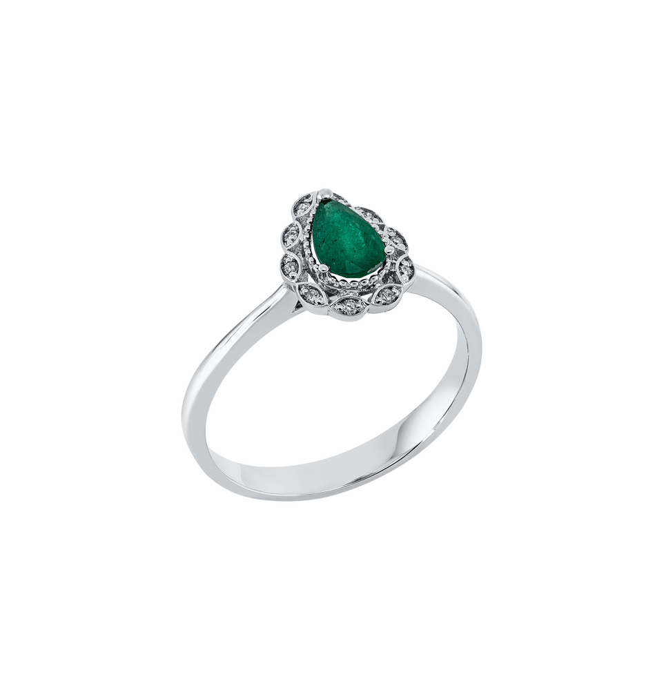 Brogle Classic emerald ring