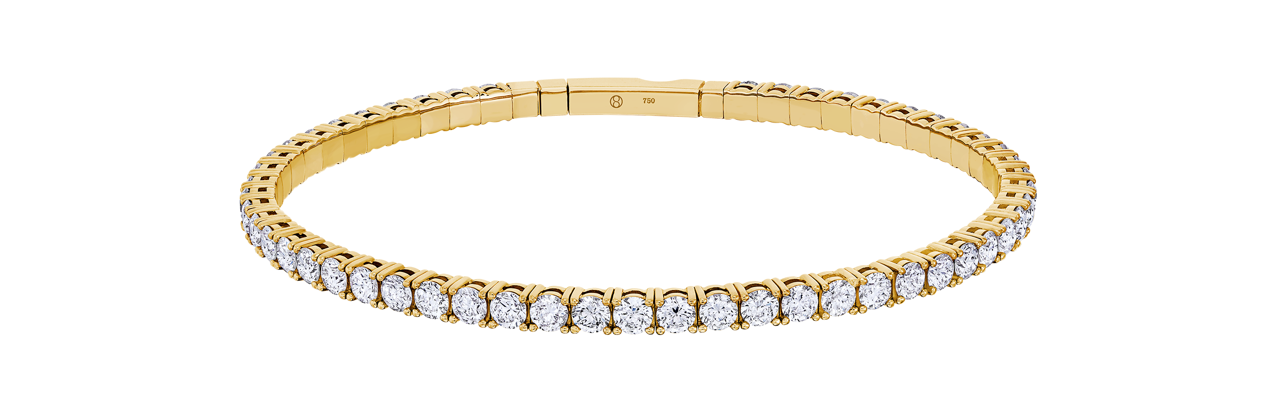 Brogle Selection flexible tennis bracelet Brogle Selection flexible tennis bracelet