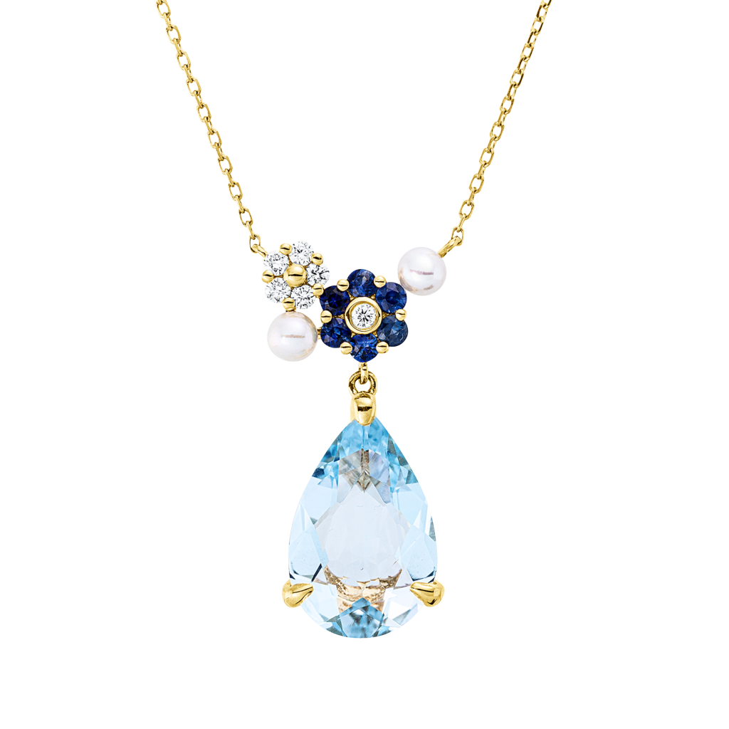 Brogle Classic colored stone necklace Brogle Classic colored stone necklace