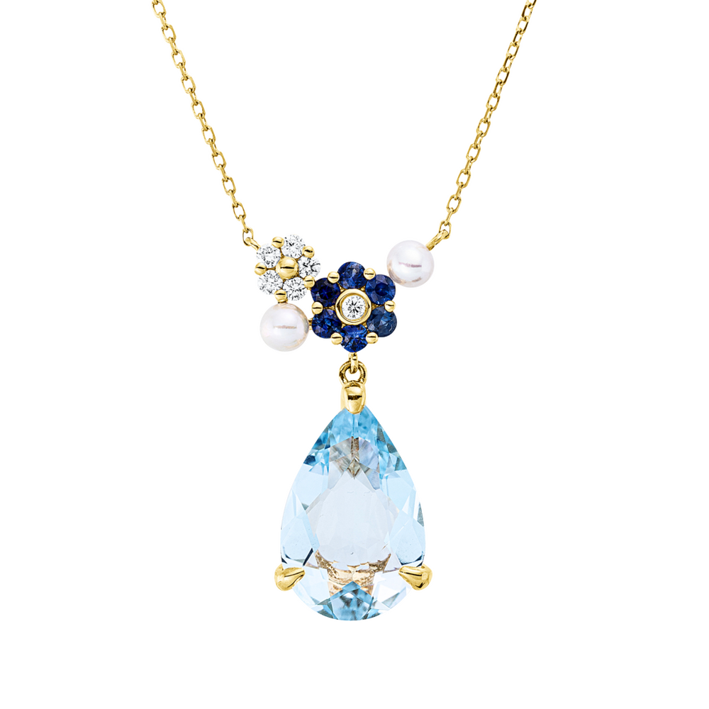 Brogle Classic colored stone necklace