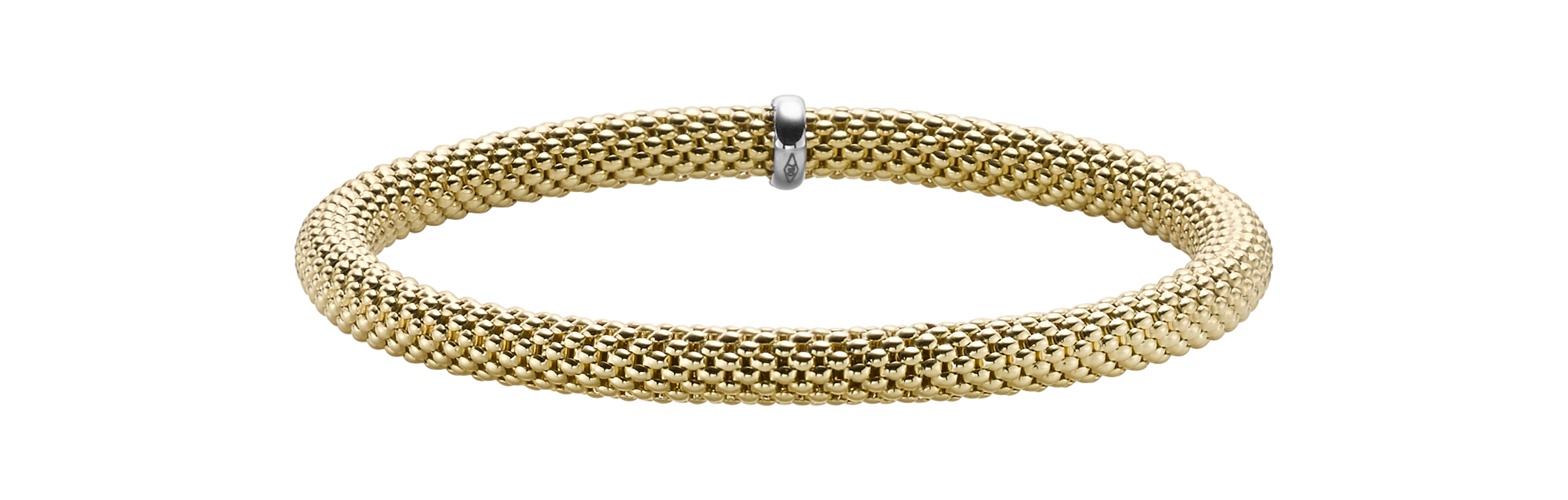 Brogle Classic gold bracelet flexible 5mm Brogle Classic gold bracelet flexible 5mm