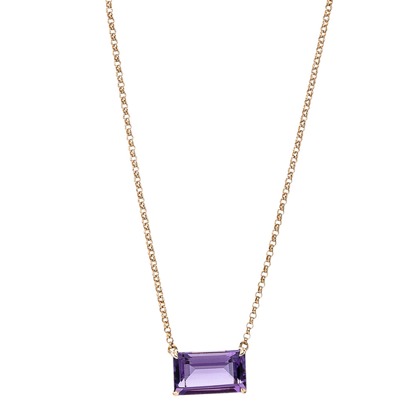 Brogle Classic necklace with amethyst pendant