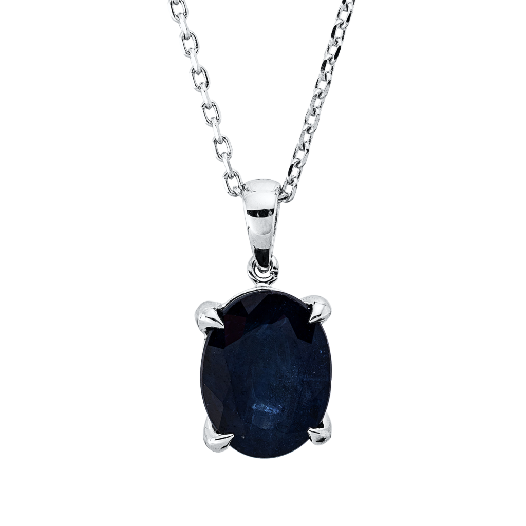 Brogle Classic necklace with sapphire pendant