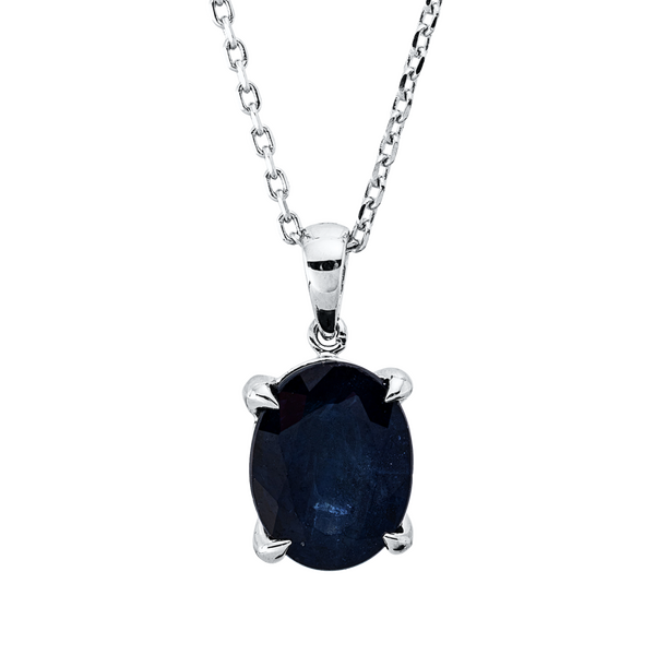 Brogle Classic necklace with sapphire pendant