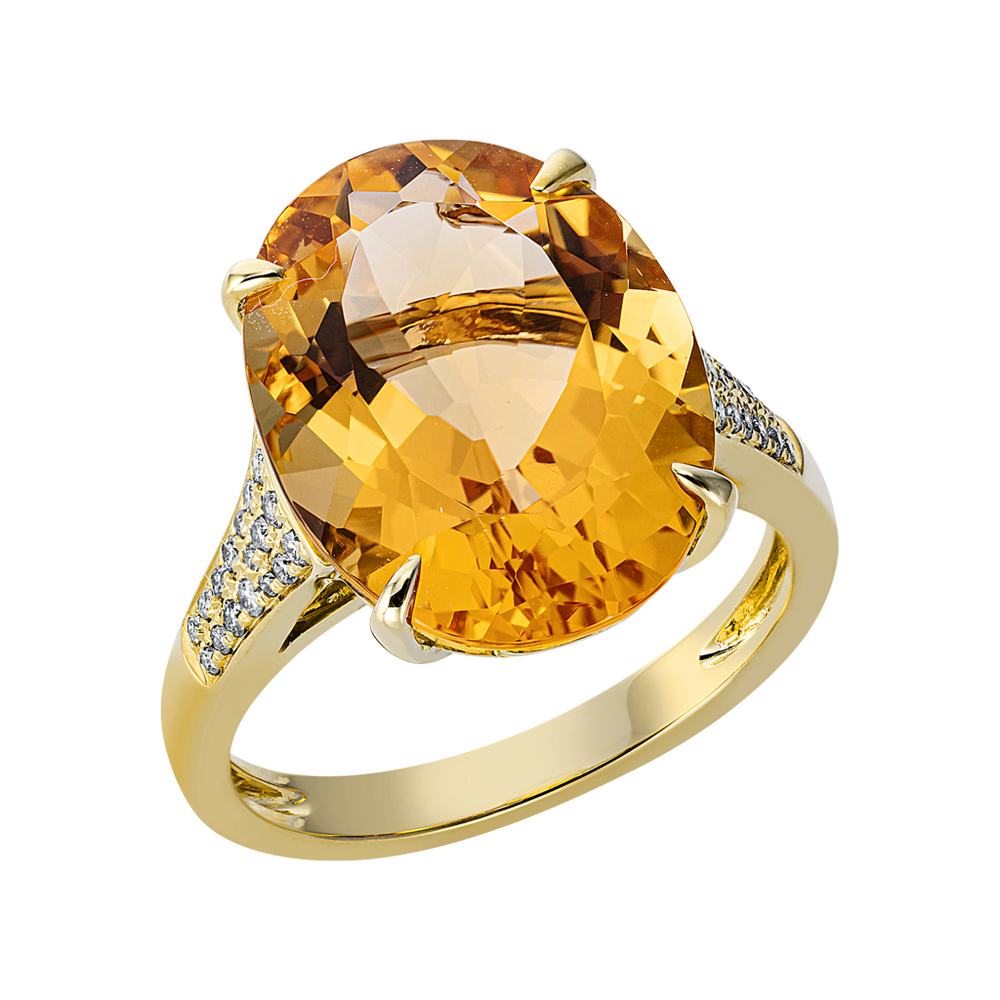 Brogle Selection Felicity citrine ring