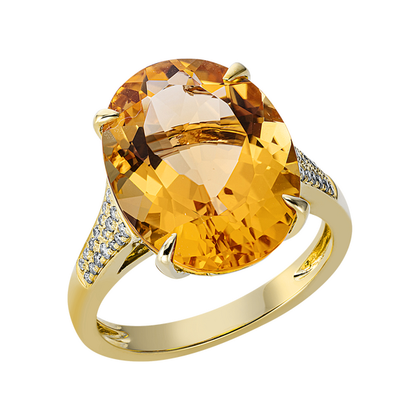 Brogle Selection Felicity citrine ring