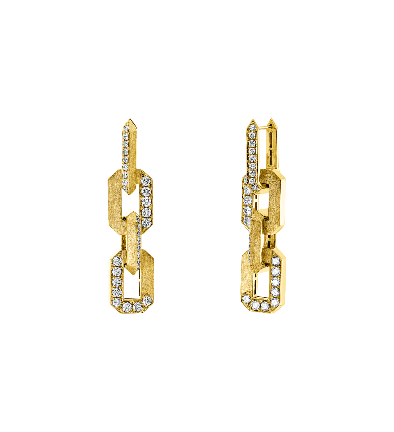 Brogle Selection diamond hoop earrings Brogle Selection diamond hoop earrings