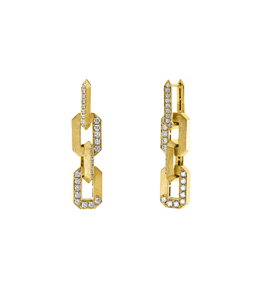 Brogle Selection diamond hoop earrings Brogle Selection diamond hoop earrings