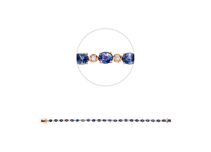 Brogle Selection sapphire bracelet Brogle Selection sapphire bracelet