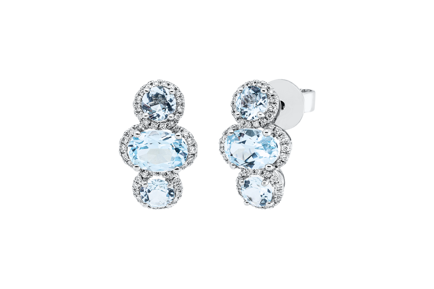 Brogle Classic Sky topaz stud earrings