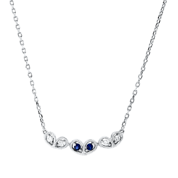 Brogle Classic Kette mit Saphiranhänger